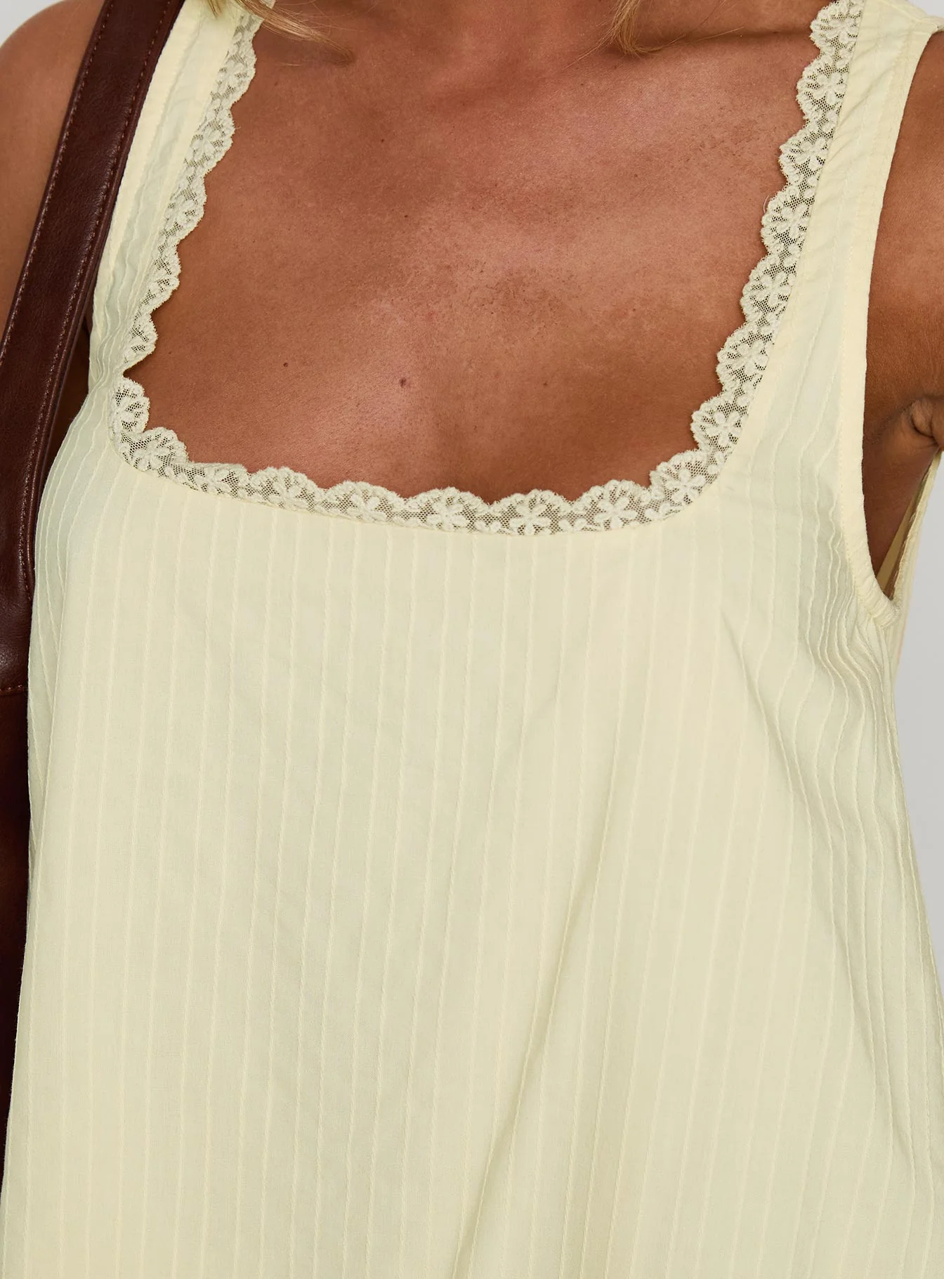 Alanah Mini Dress Lemon - Image 5