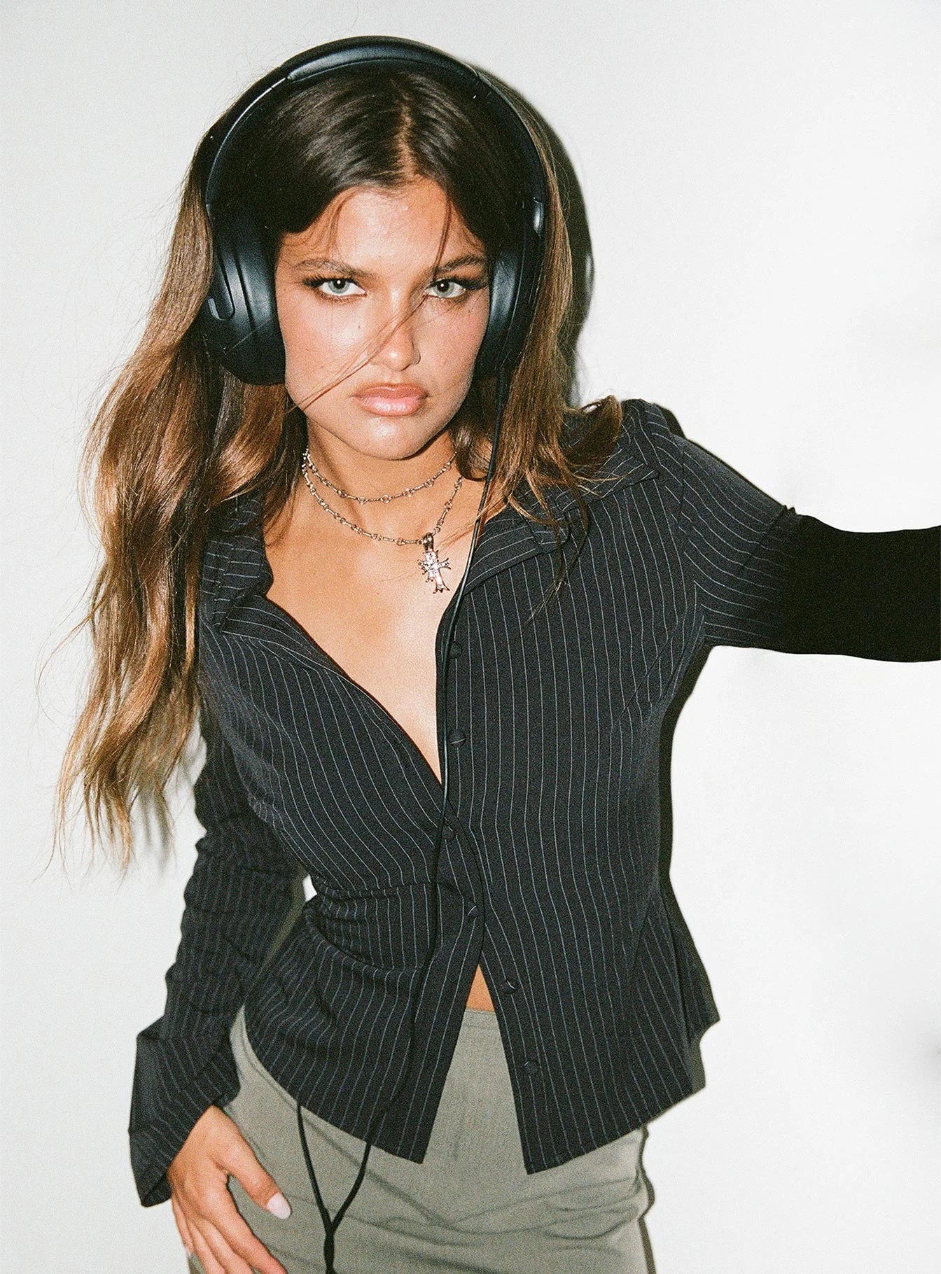 Anni Stripe Shirt Pinstripe - Image 10