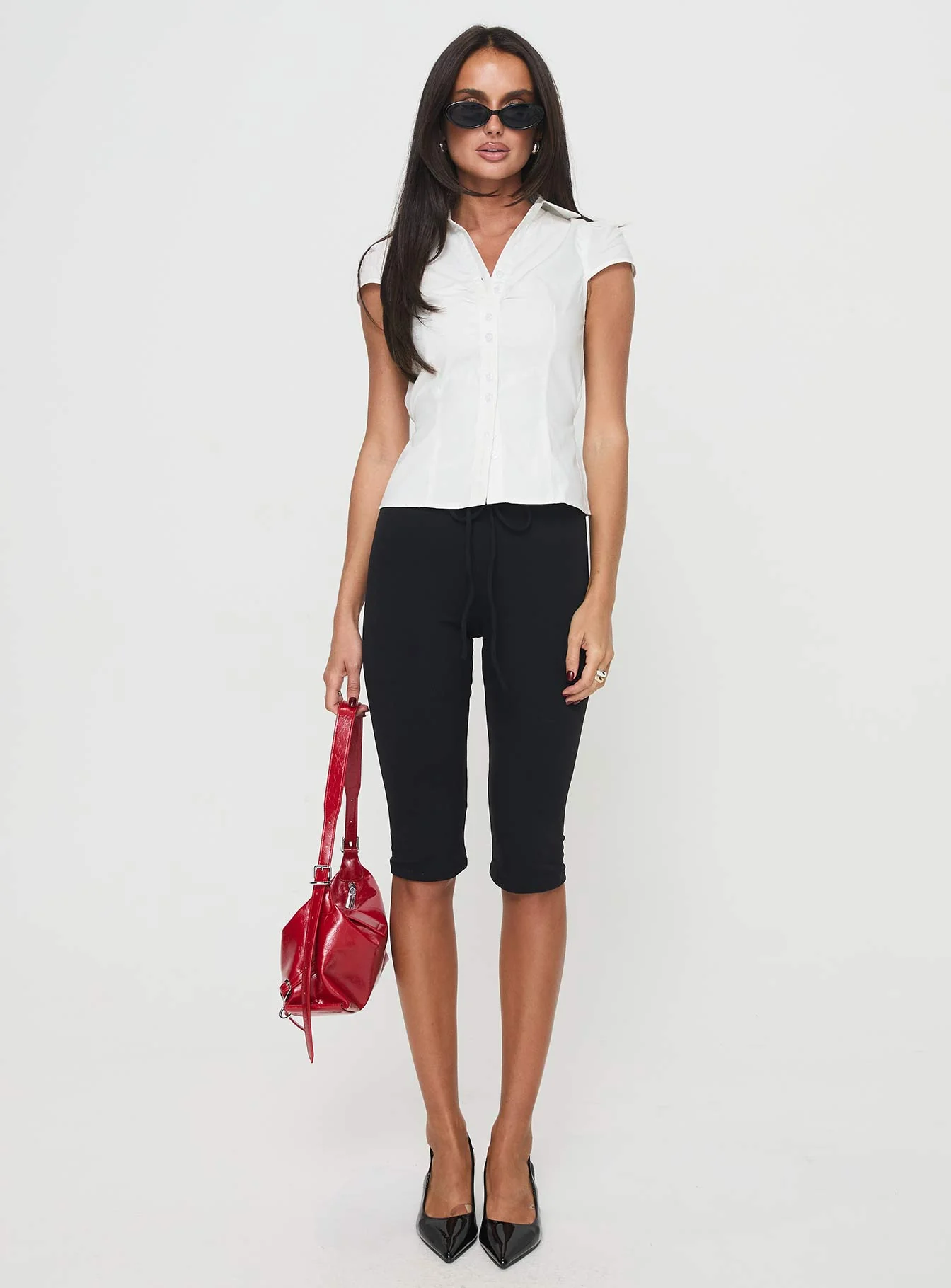 Arianwyn Short Sleeve Shirt White - Image 7