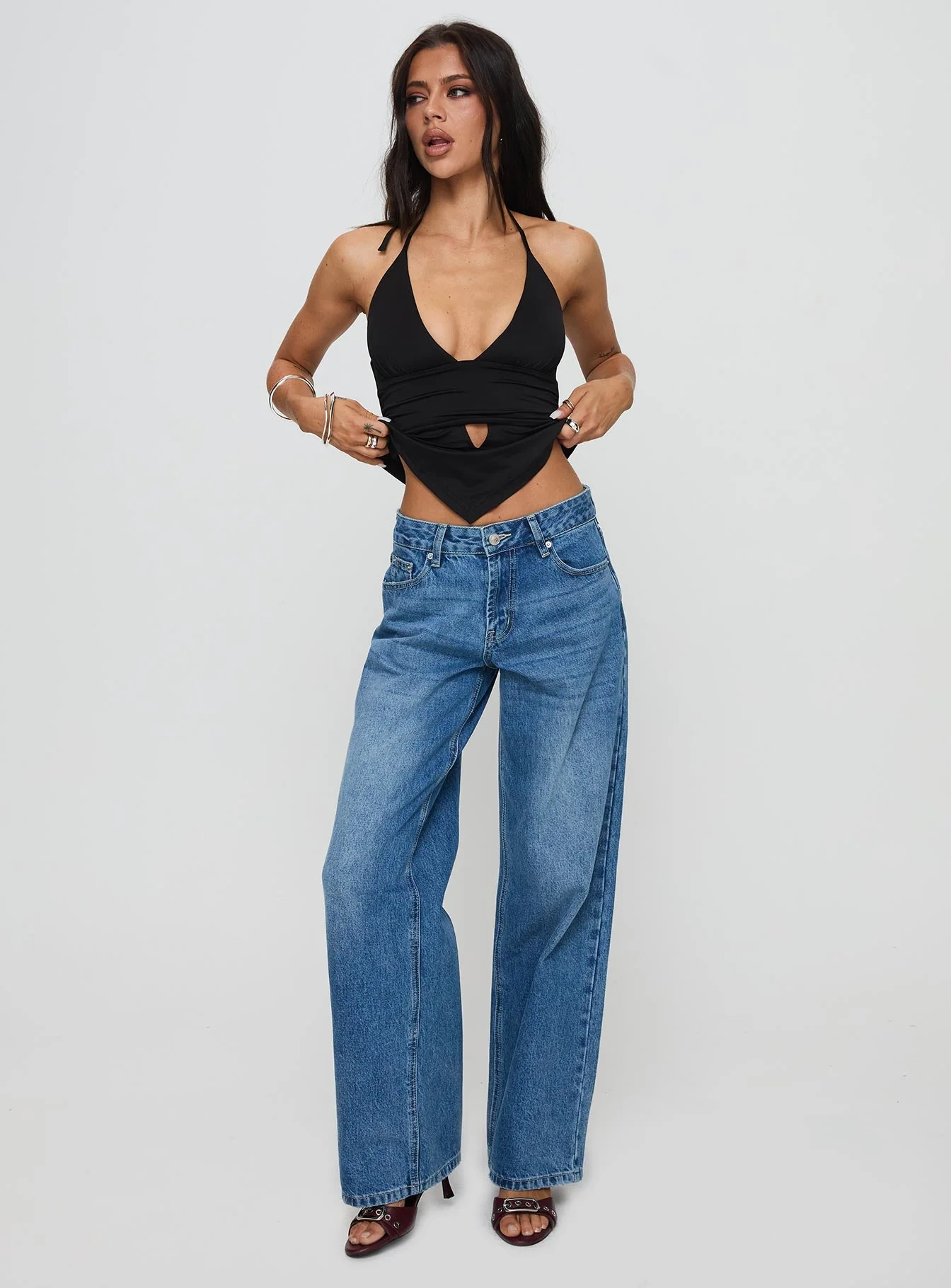 Averee Halter Top Black - Image 3