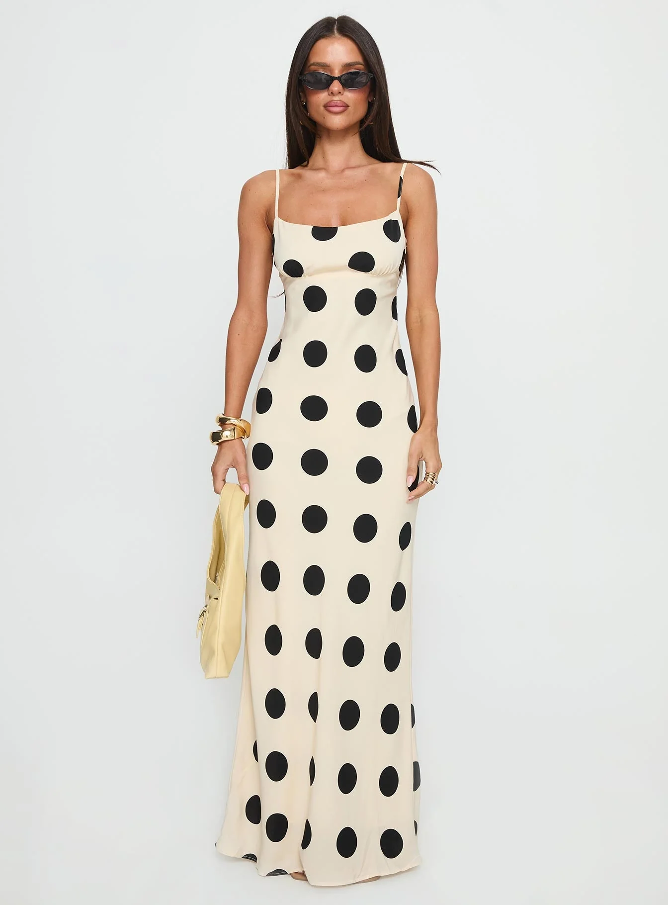 Avienna Maxi Dress Cream / Polka Dot - Image 7
