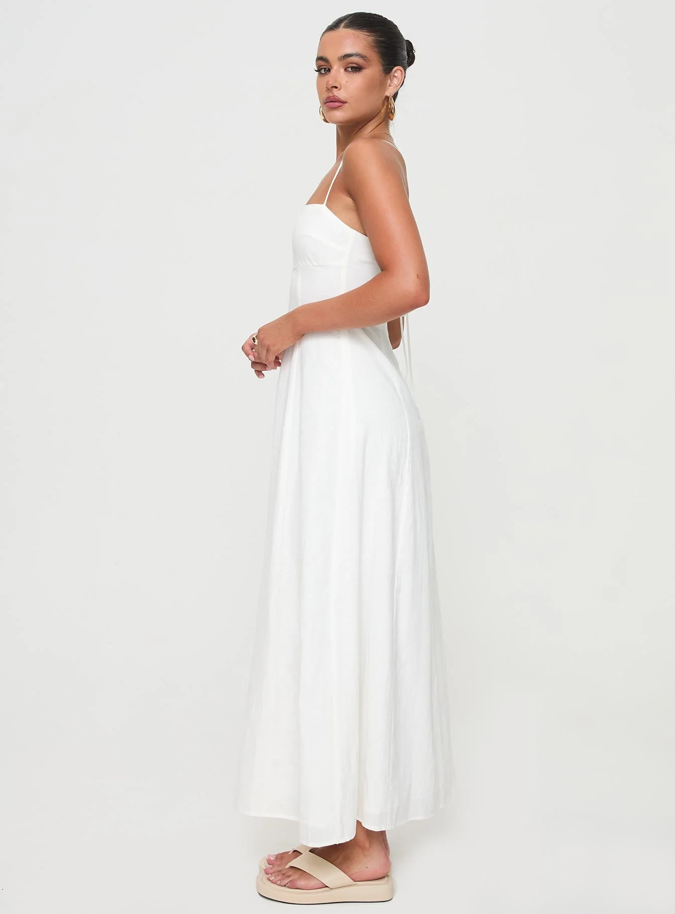 Brightwell Maxi Dress White - Image 4