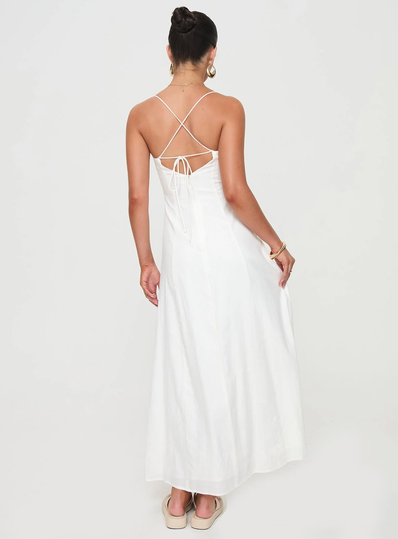 Brightwell Maxi Dress White - Image 5