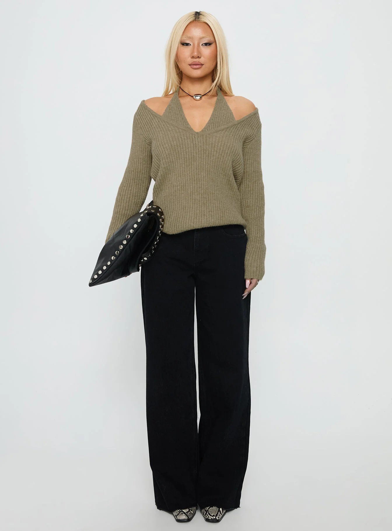 Darla Low Rise Straight Leg Jeans Washed Black - Image 7