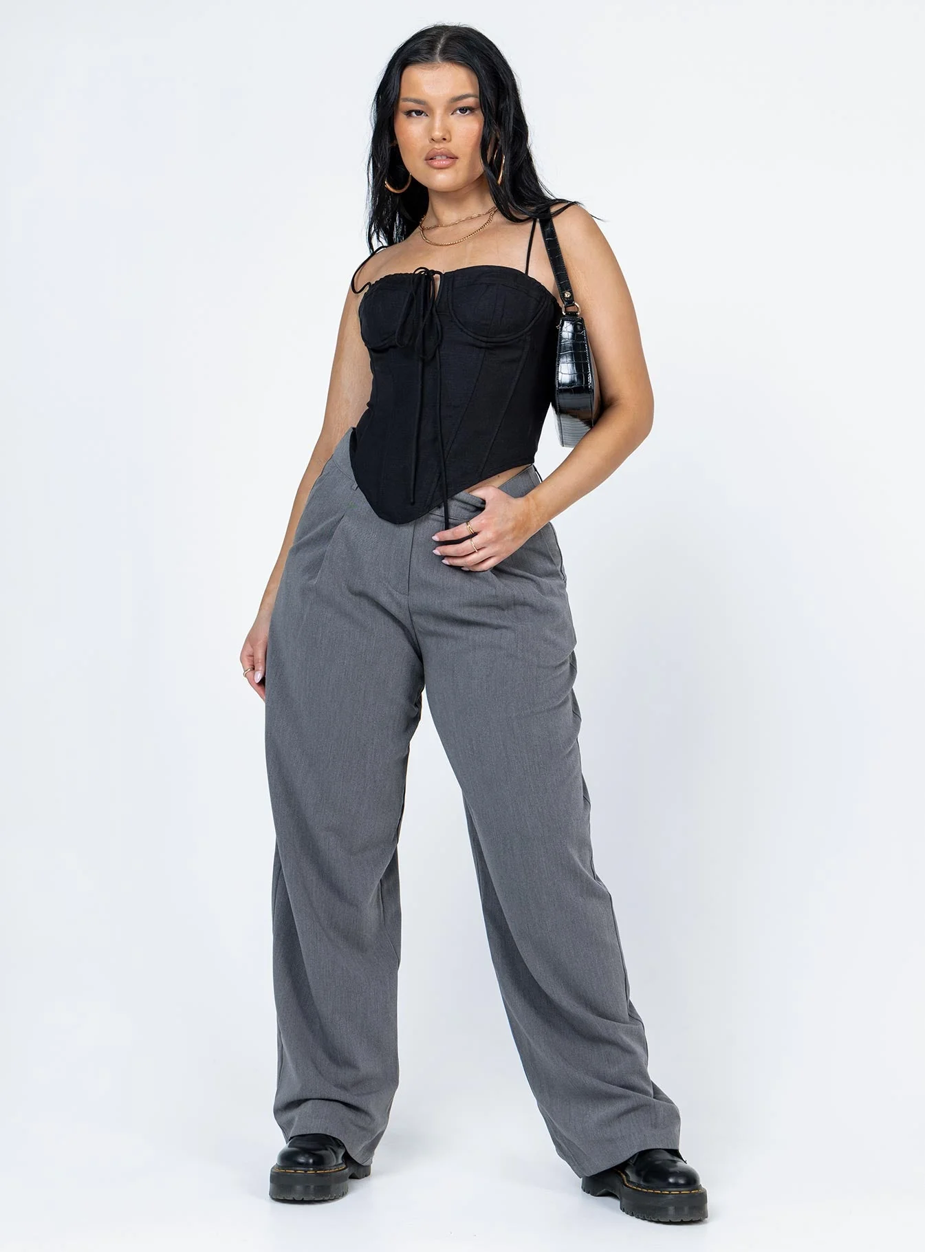 Del Gato Corset Top Black - Image 3