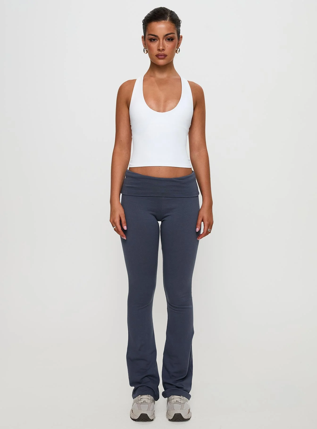 Fast Track Longline Active Tank Top White - Image 8