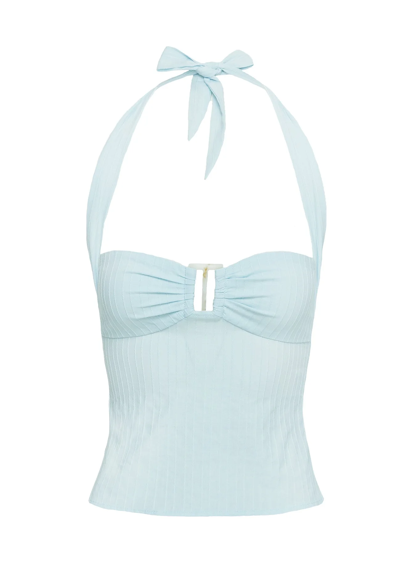 Isabetta Halter Top Aqua - Image 9