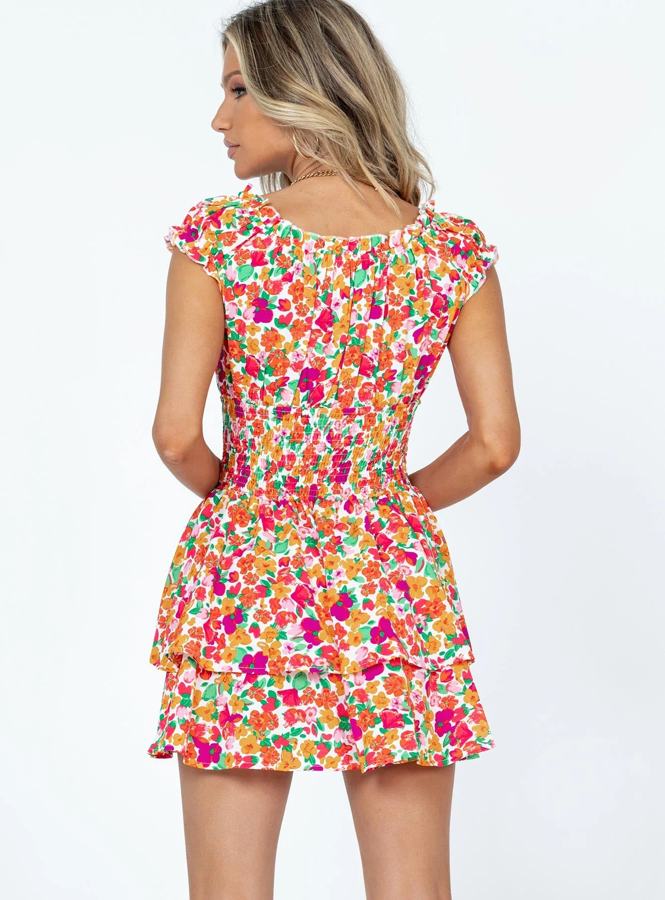 The Love Galore Playsuit Multi Floral - Image 5
