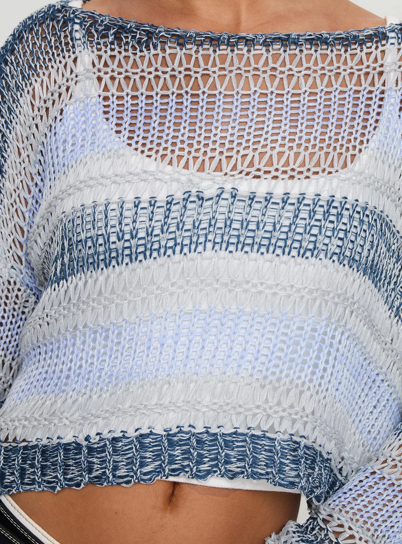Perren Sweater Blue Stripe - Image 6