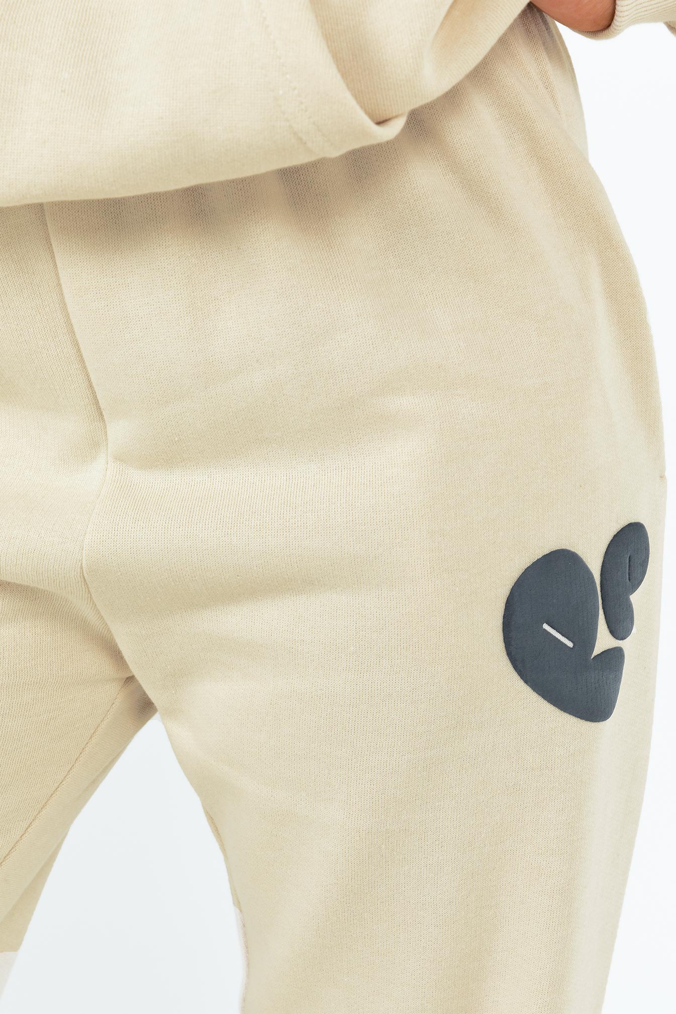 Princess Polly Track Pants Bubble Text Stone / Slate - Image 6
