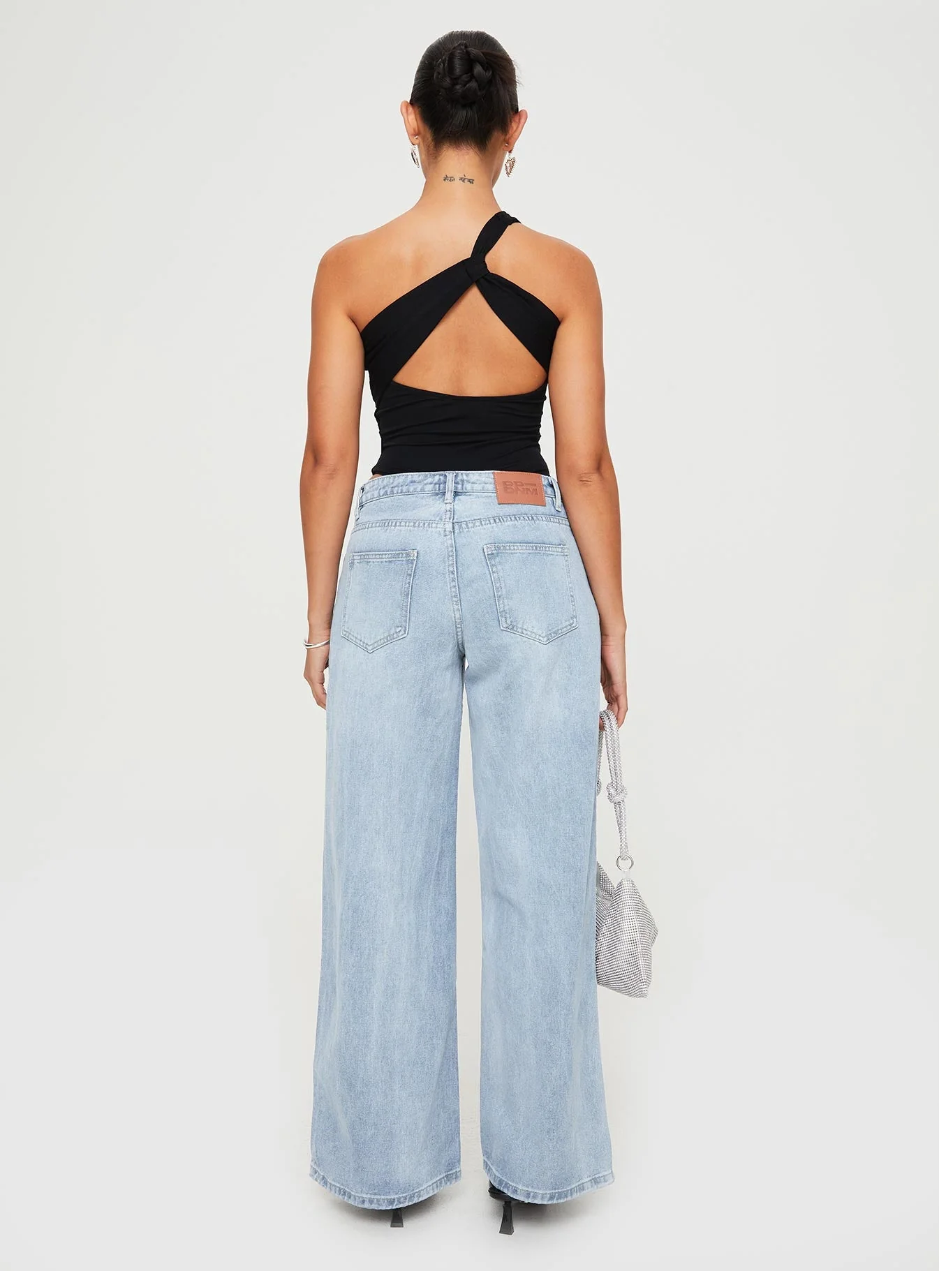 Ramos Low Rise Denim Jeans Light Wash - Image 5