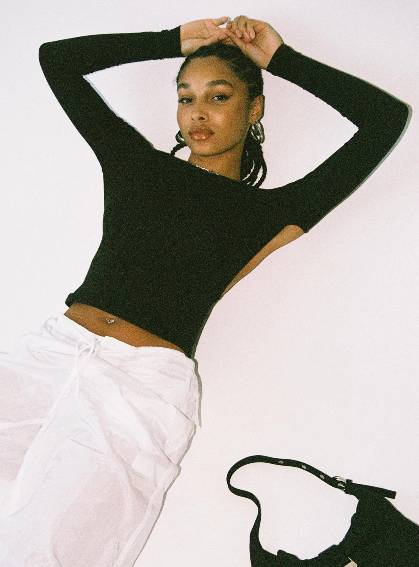 Rixie Long Sleeve Top Black - Image 7