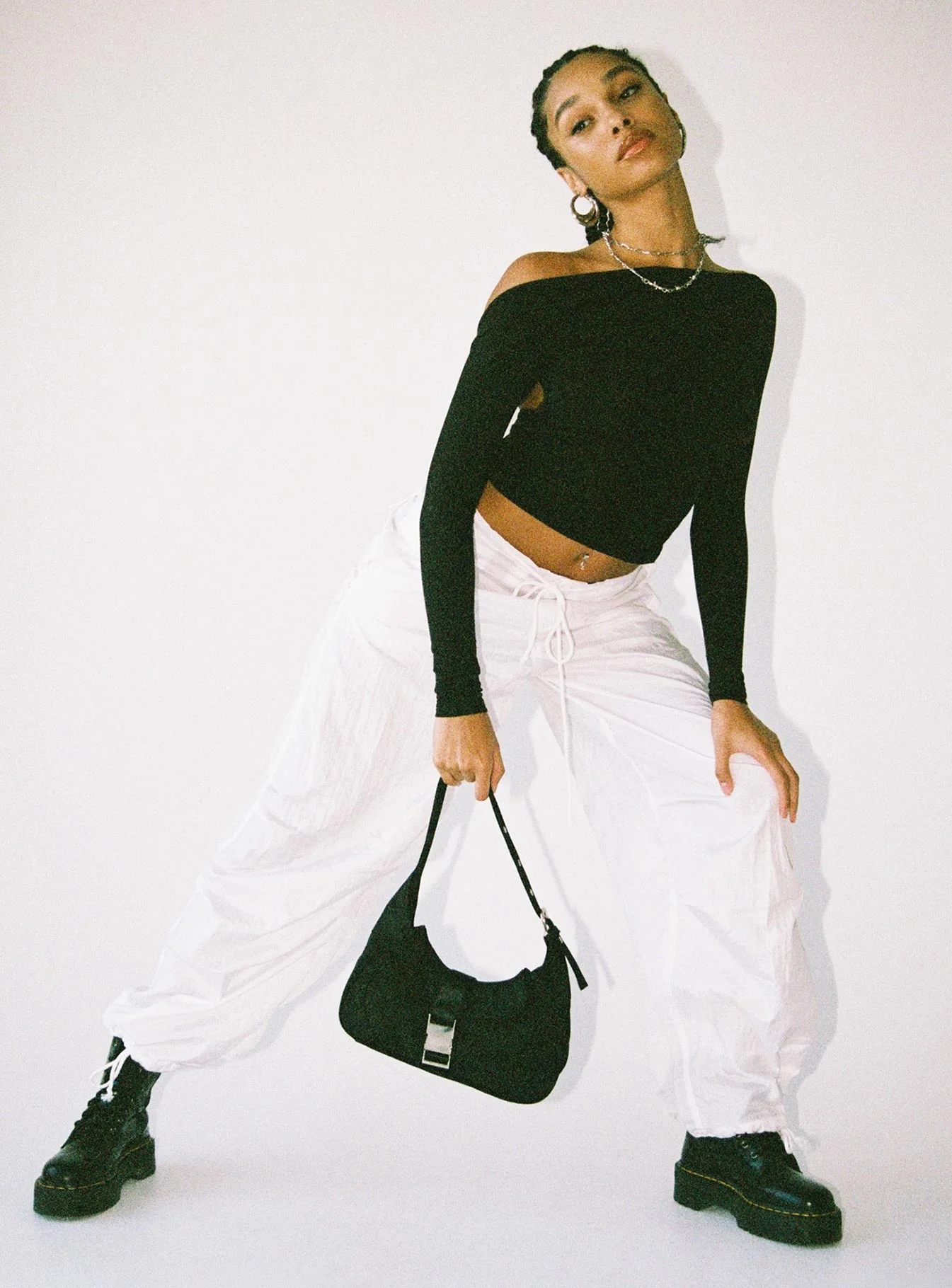 Rixie Long Sleeve Top Black - Image 8