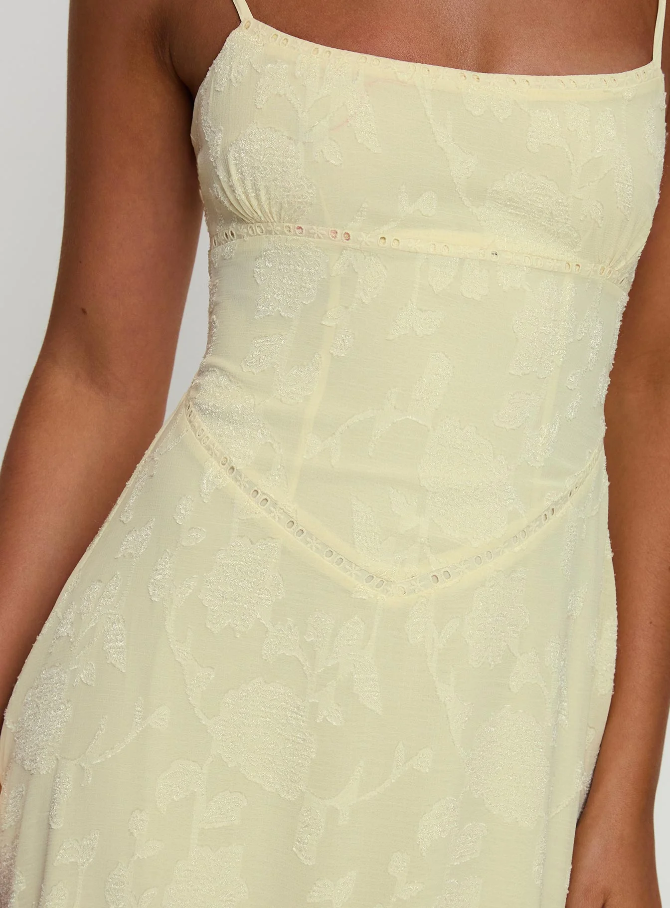 South Of France Maxi Dress Yellow - Image 13