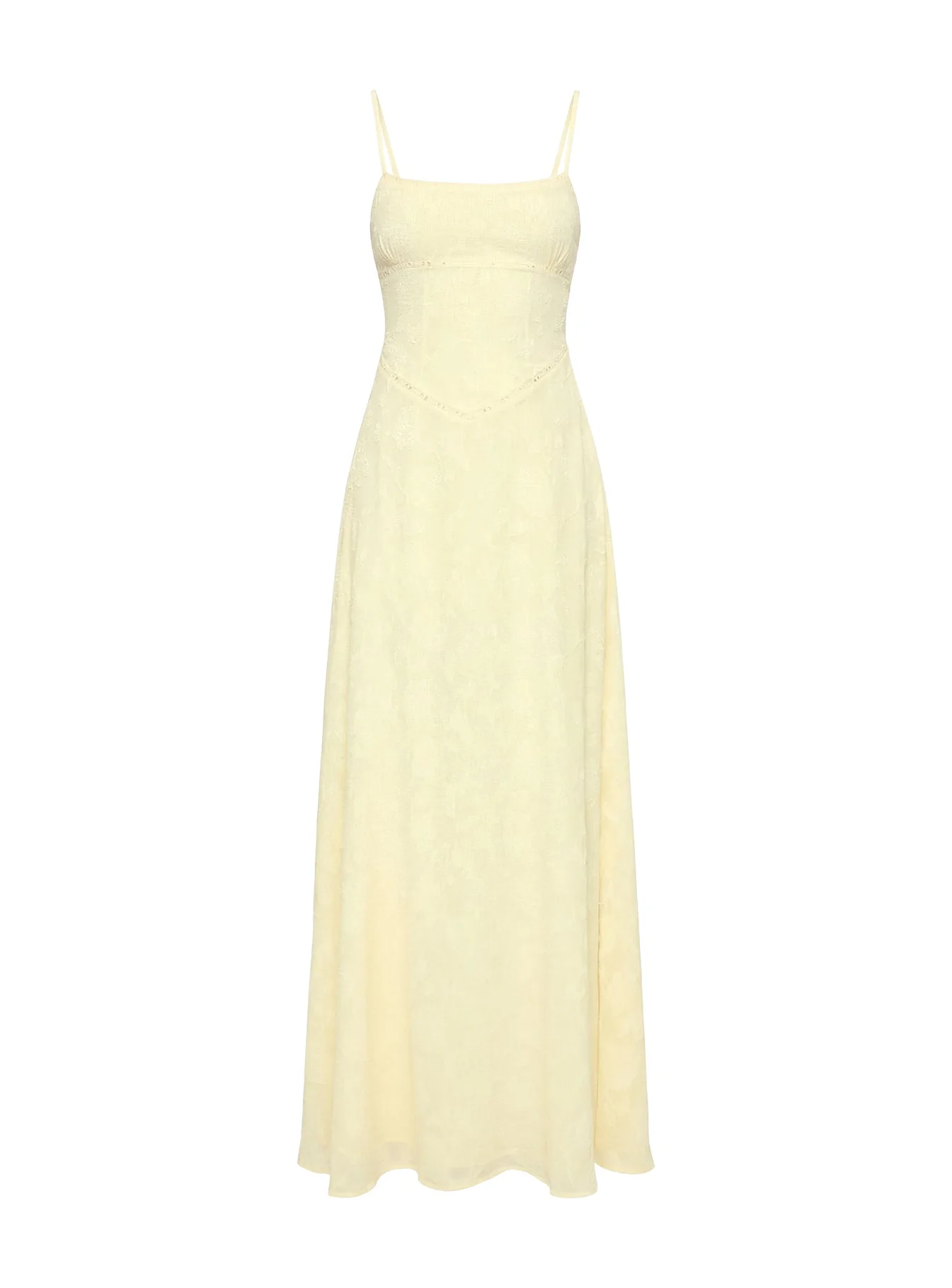 South Of France Maxi Dress Yellow - Image 17
