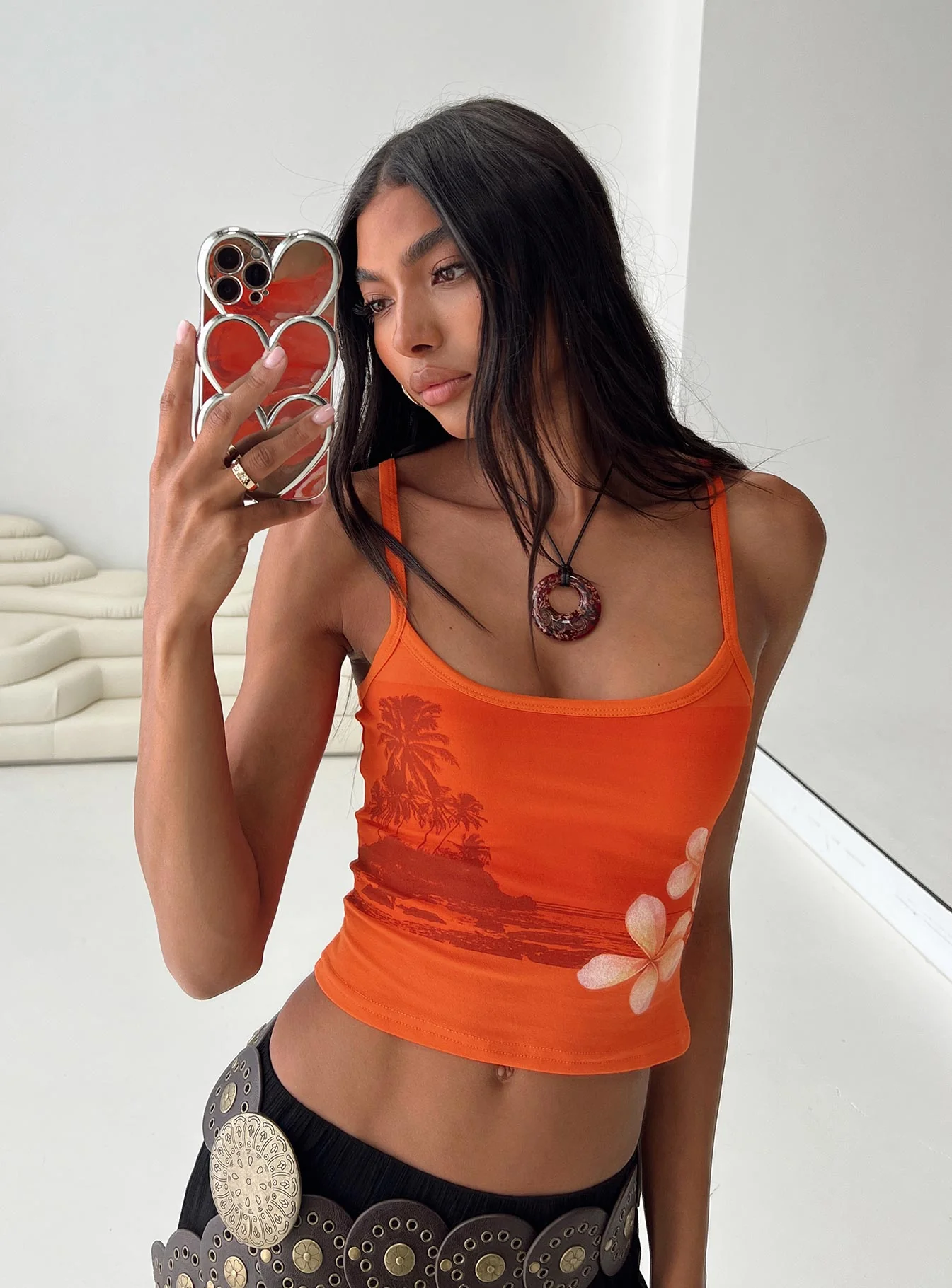 Sunset Tank Orange - Image 7