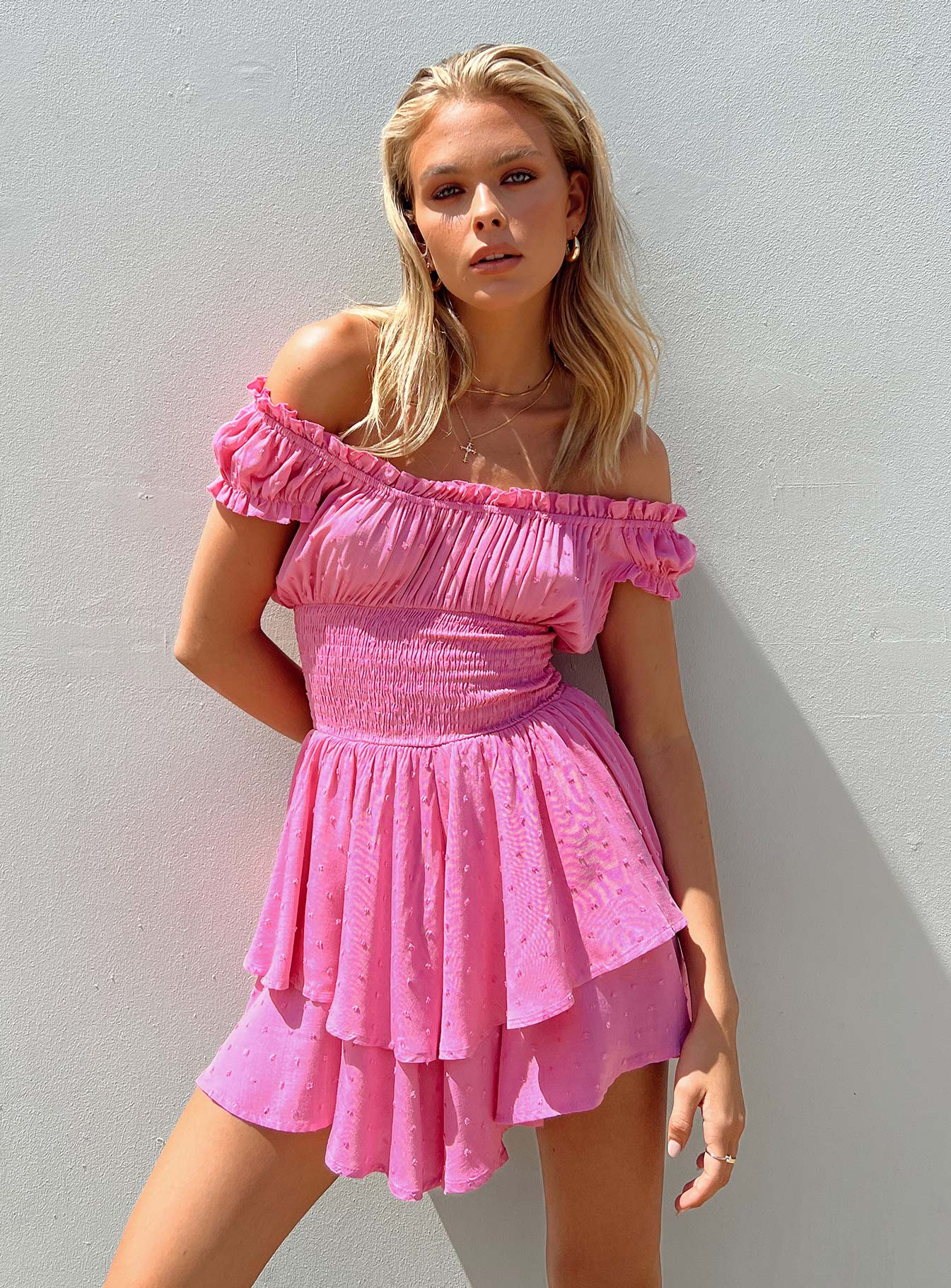 The Love Galore Playsuit Pink - Image 6