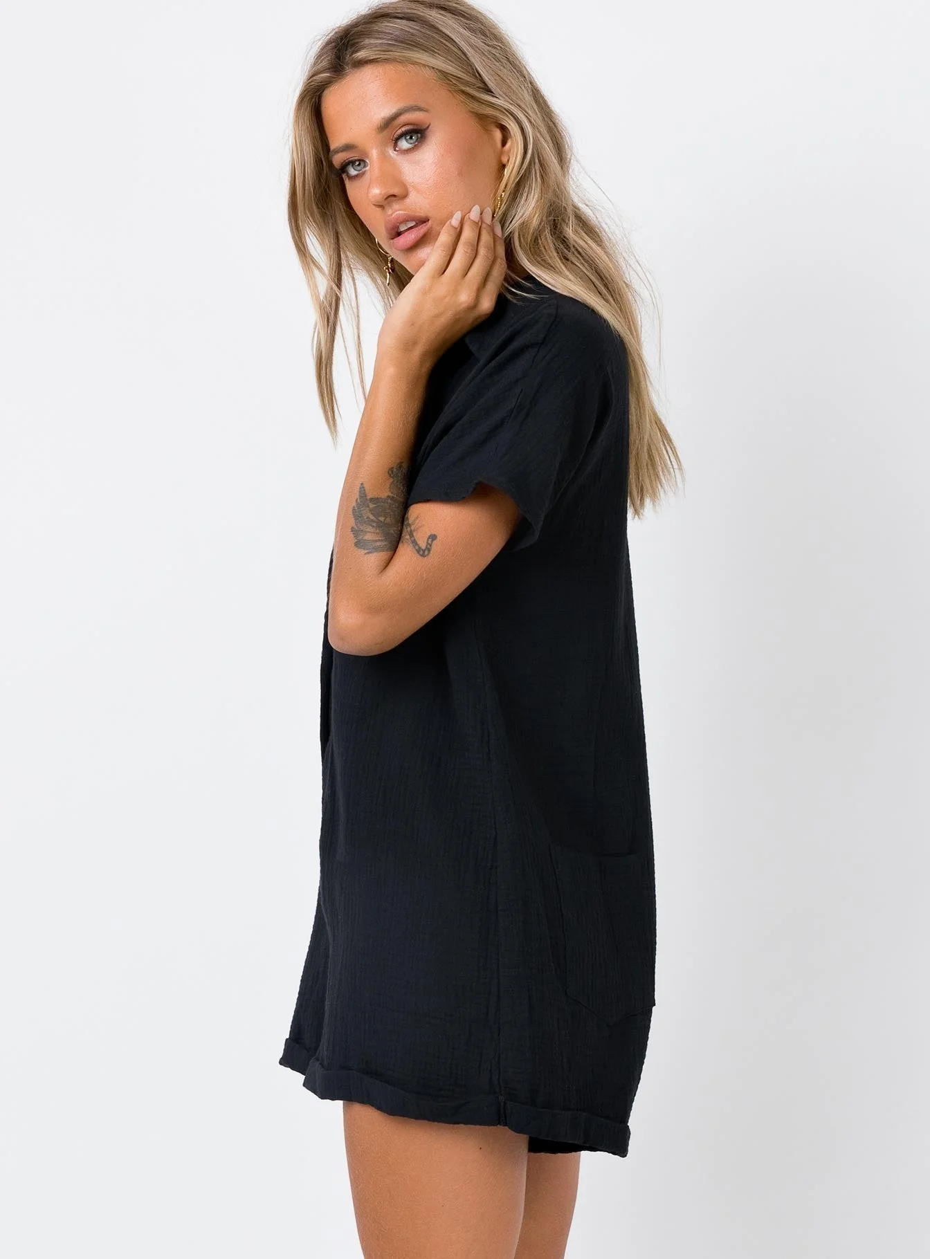 Vixen Playsuit Black - Image 7